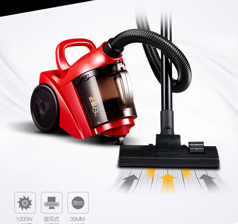 Máy hút bụi gia đình 1000w - máy hút bụi cầm tay có bánh xe di chuyển