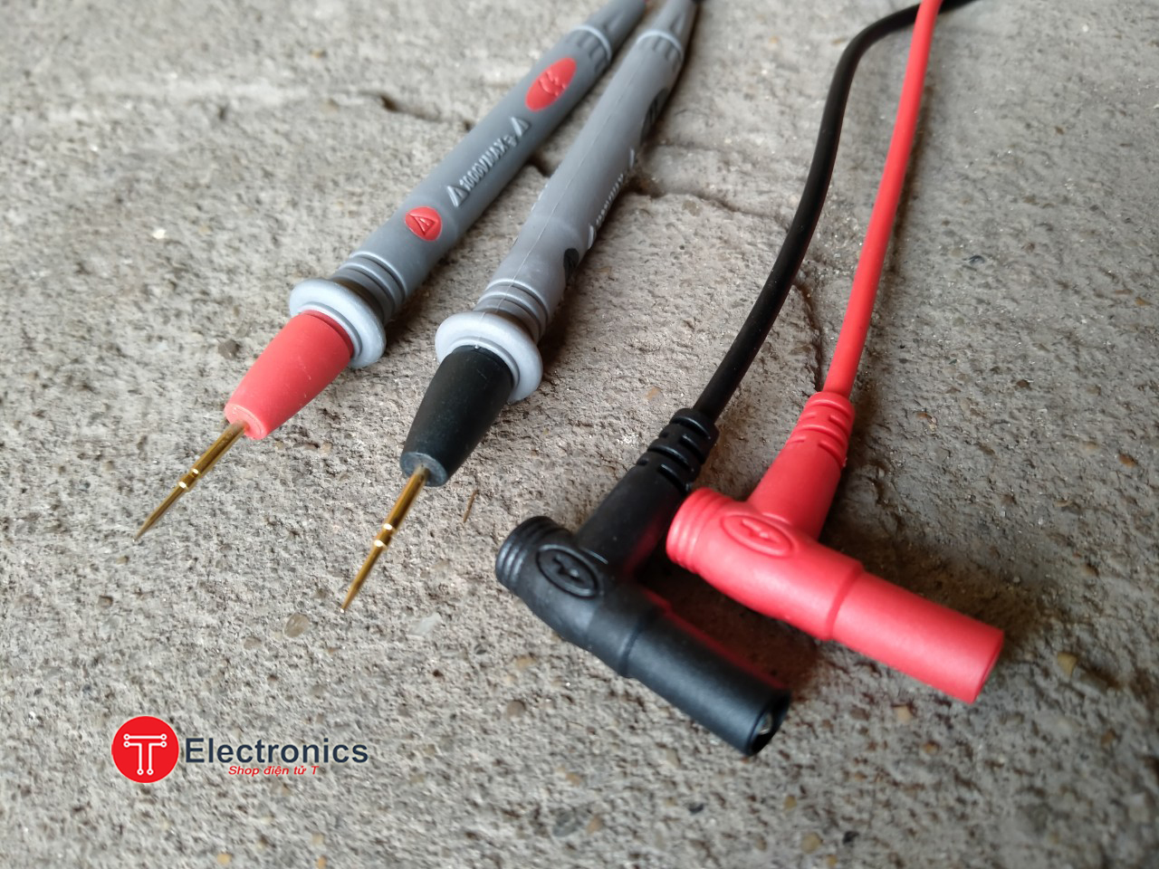 Dây Đo Đồng Hồ Vạn Năng 20A 1000V Mũi Kim Nhọn Dễ Kết Nối Với Thiết Bị, Độ Chính Xác Cao