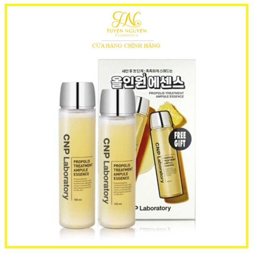Nước Cân Bằng Ngừa Lão Hoá, Làm Dịu, Cấp Ẩm, Giảm Thâm Nám CNP Laboratory Propolis Treatment Ampule Essence