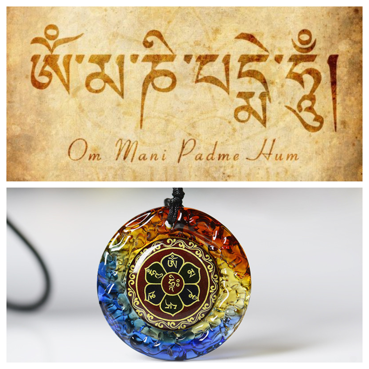 [HCM]Dây chuyền  Lục Tự Đại Minh Chú  - Om Mani Padme Hum  DCLTDAIMINHCHU2