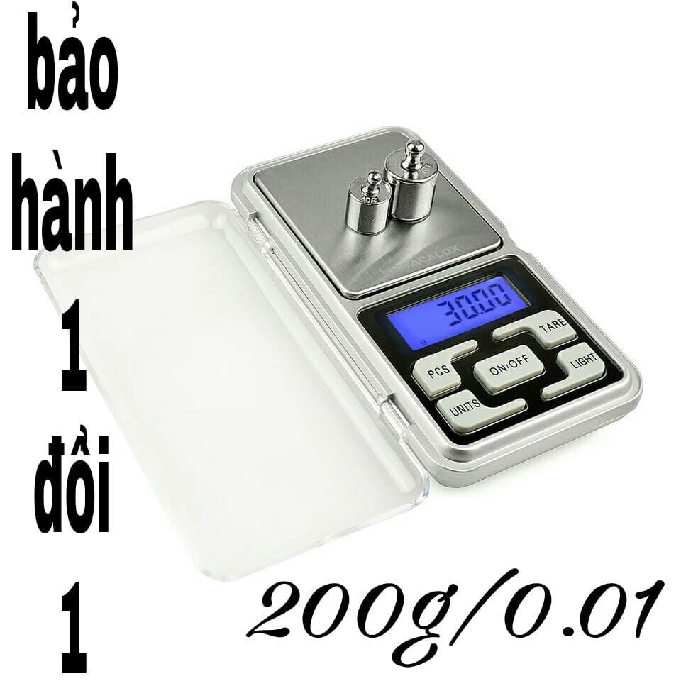 Cân điện tử tiểu ly 200g - 0.01g cân mini nhỏ gọn