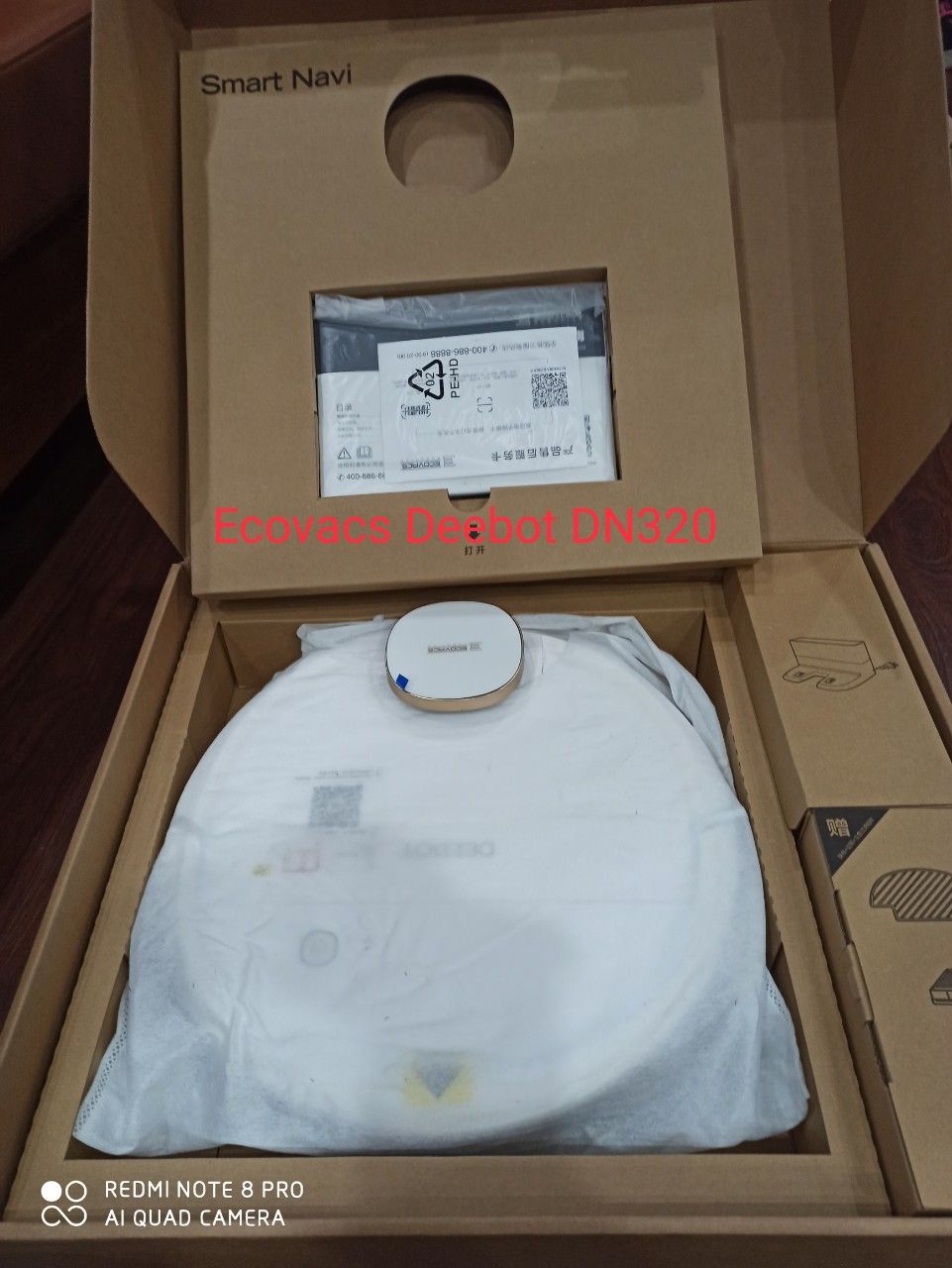 Máy robot hút bụi lau nhà thông minh ecovacs deebot robotics dn320