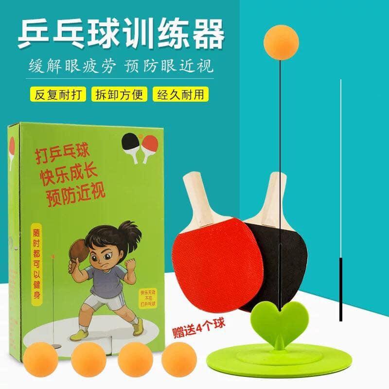 Bộ đồ chơi bóng bàn thế hệ mới, bộ đồ chơi thông minh , bộ đồ chơi bóng bàn cán gỗ