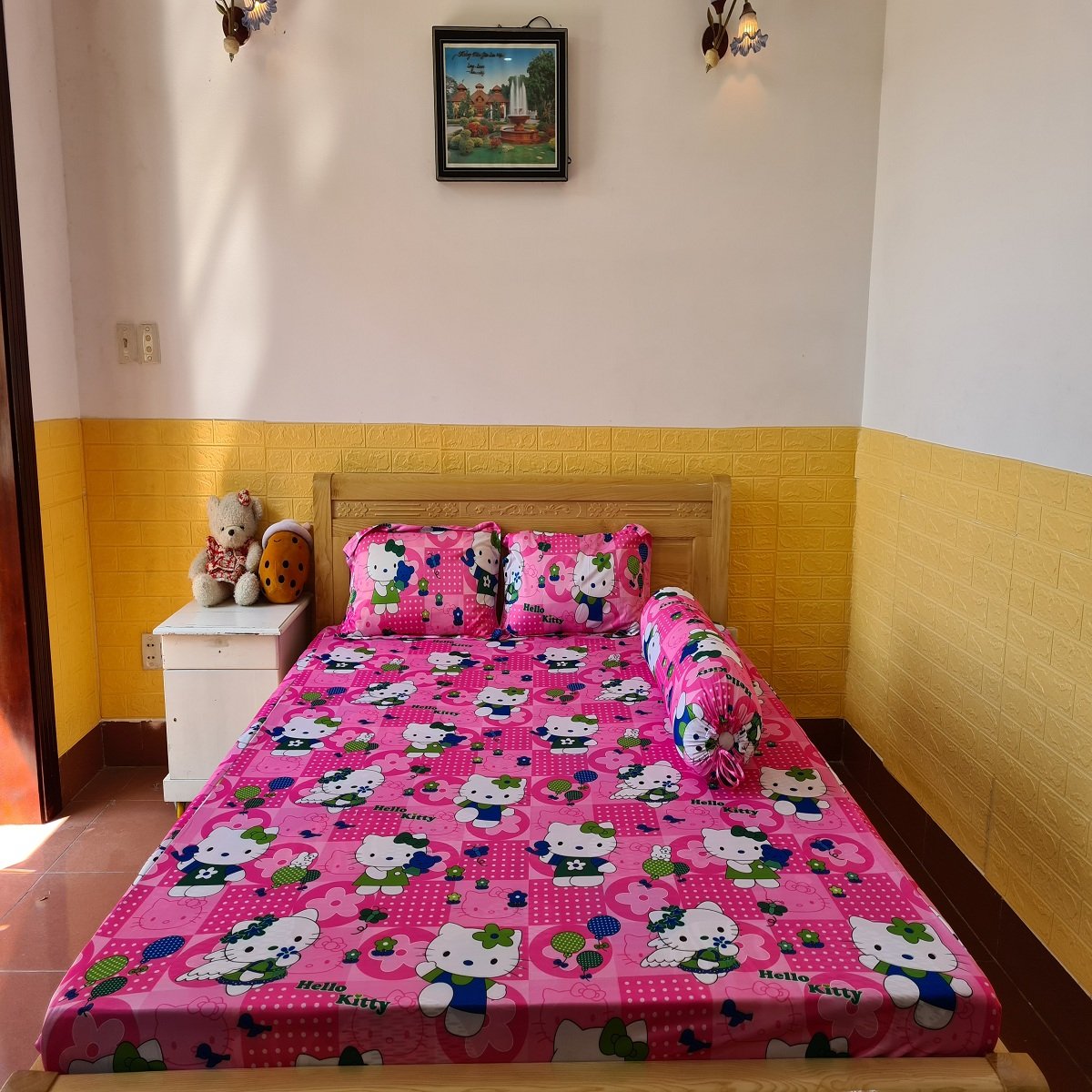 Sale - bộ drap thun vải lạnh 4 món 1m6x2m th365