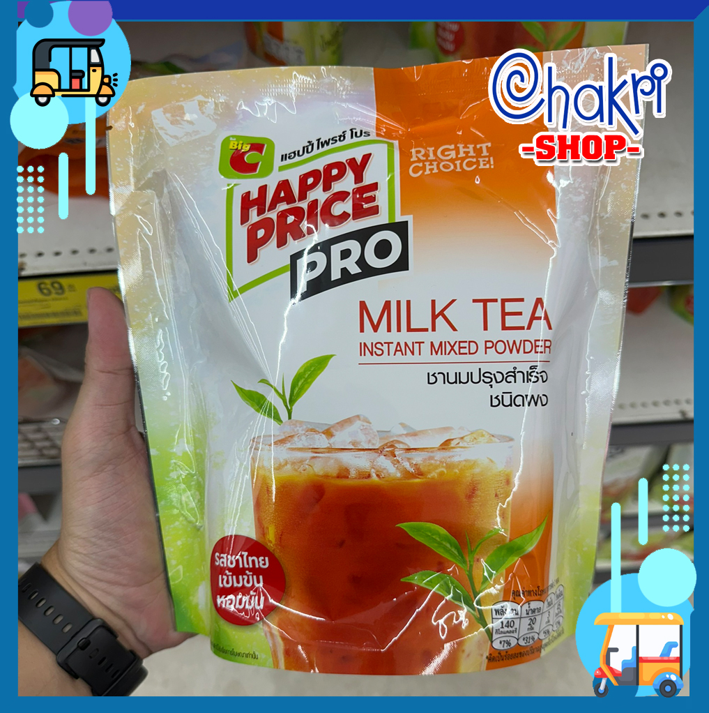 Trà sữa thái đỏ hòa tan Happy Price Milk tea Big C Thái Lan