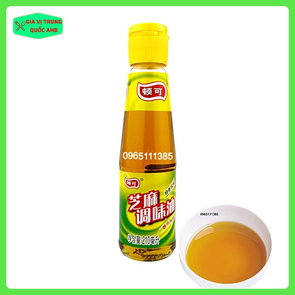 Dầu Mè Thơm Trung Quốc 210ml - Chai nhỏ tiện dụng
