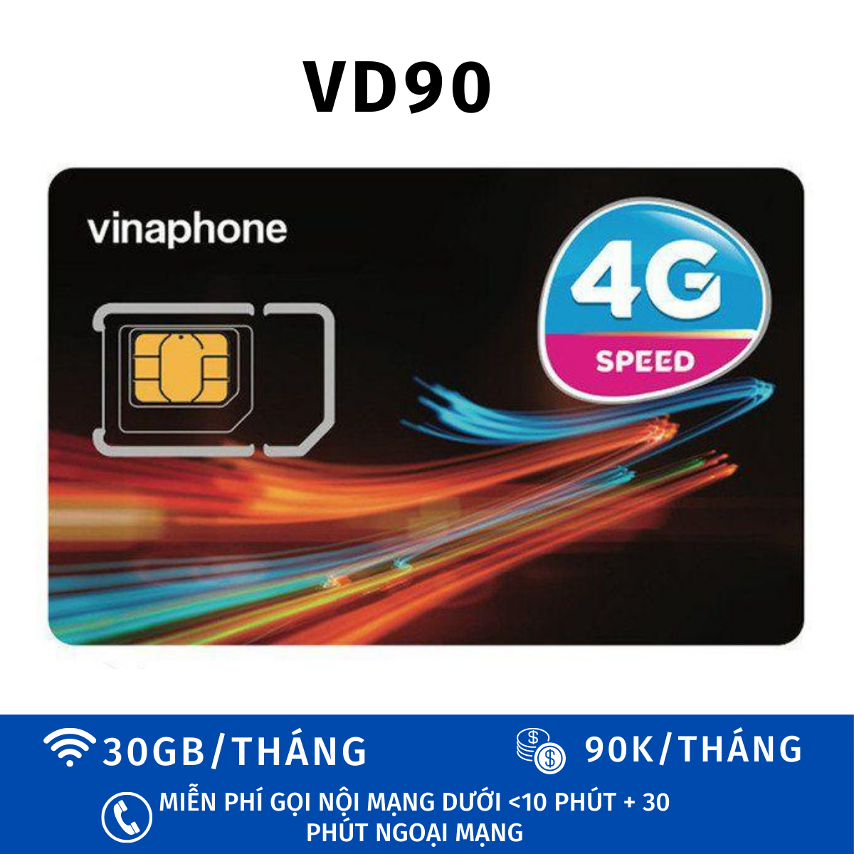 Sim 4G Vina Đăng Kí Gọi VD90 - BIG120 - D169G Miễn Phí Gọi Nội, Ngoại Mạng + Data tốc độ cao - Sử dụng toàn quốc . FREESHIP - CHƯA KÍCH HOẠT.