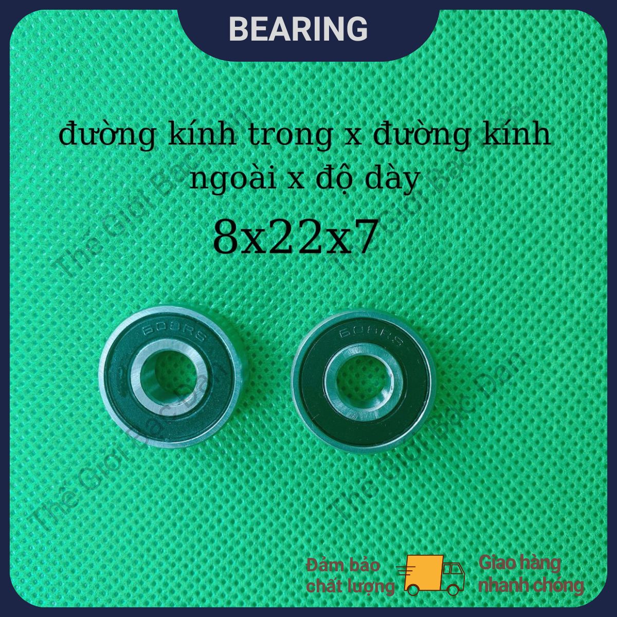 Vòng bi bạc đạn 608 2rs Koyo - hàng đẹp chất lượng cao - Thế giới bạc đạn