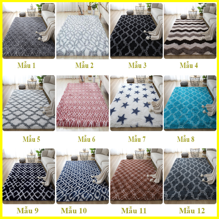 Thảm lông trải sàn (1m6x2m) Thảm trải sàn chụp ảnh mẫu mới hot 2020 cao cấp Thảm trải phòng khách, phòng ngủ, thảm lông trải giường, tham trai san, tham long