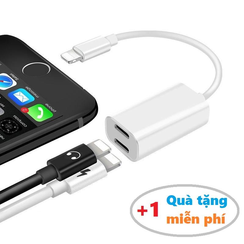 Dây chia cổng sạc iphone 1 ra 2 Dây chia cổng Lightning 1 ra 2