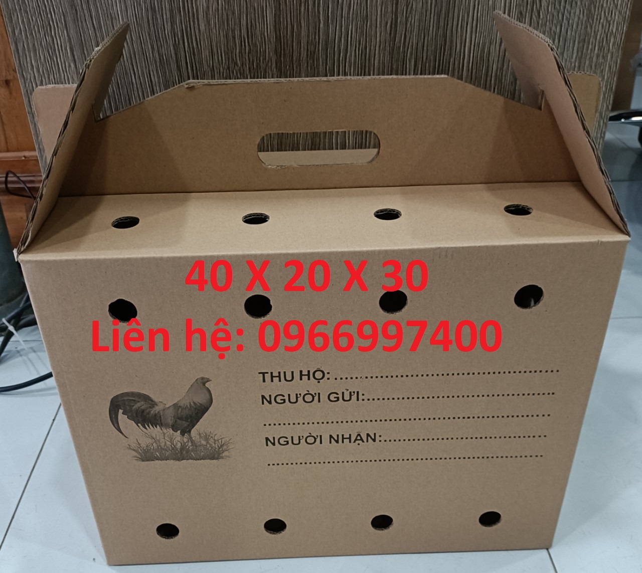 Thùng carton 40 x 20 x 30 , combo 10 thùng 180000đ
