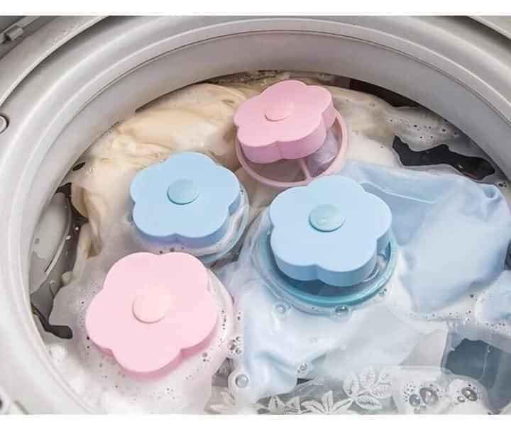 Bộ 2 phao lọc cặn bẩn máy giặt, túi lọc gom rác lồng máy giặt thông minh
