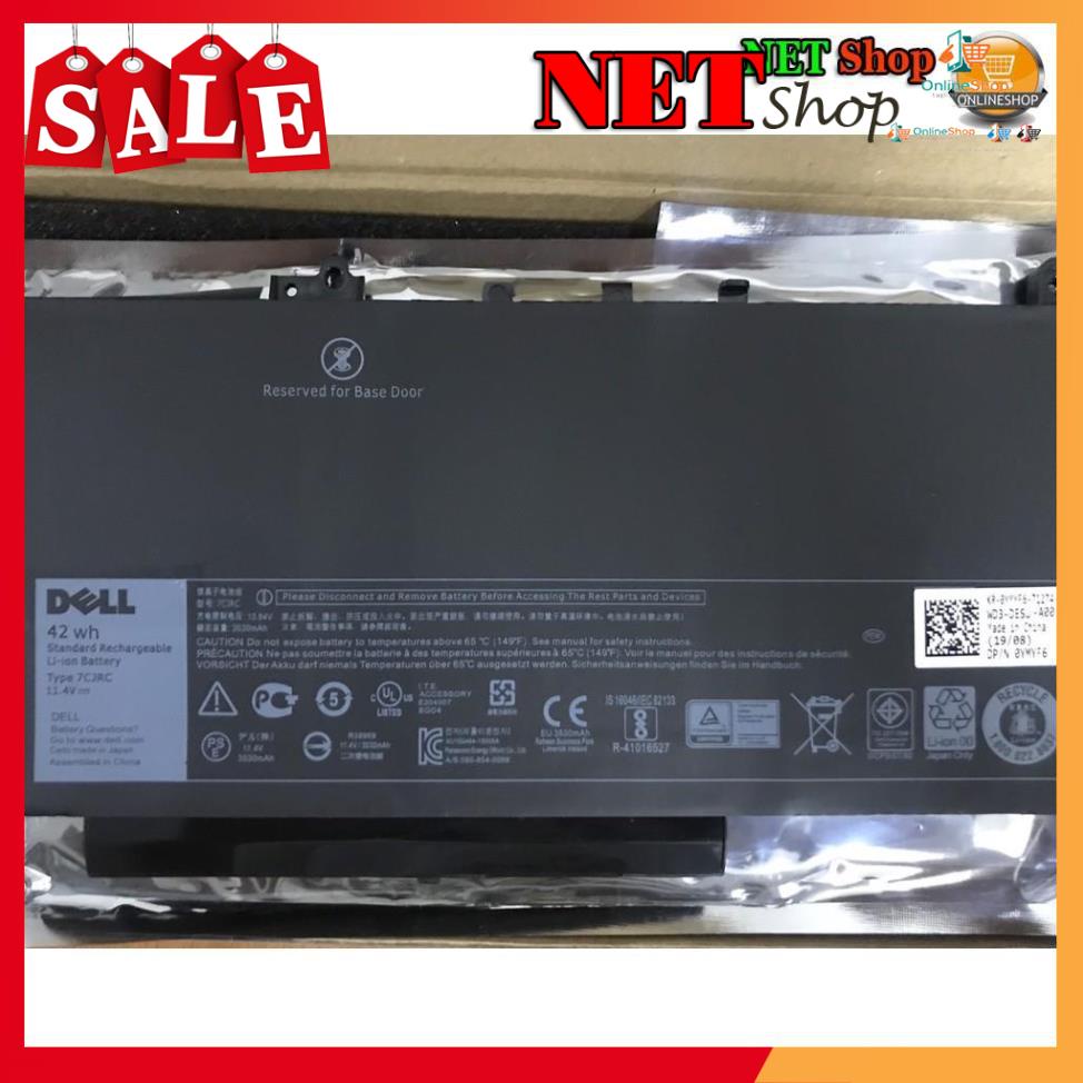 Pin Dell (Original)42Wh Latitude E7270 E7470 7CJRC Battery