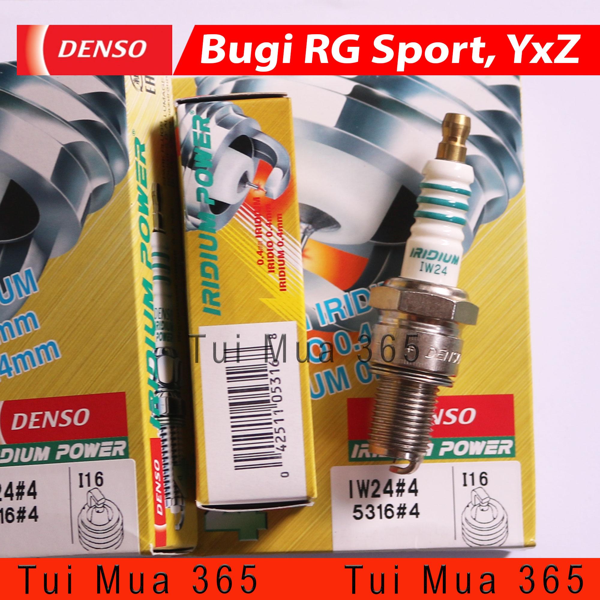Bugi denso iridium power iw24 kawasaki leo 120 yamaha rxz 135 suzuki rg sport 110cc