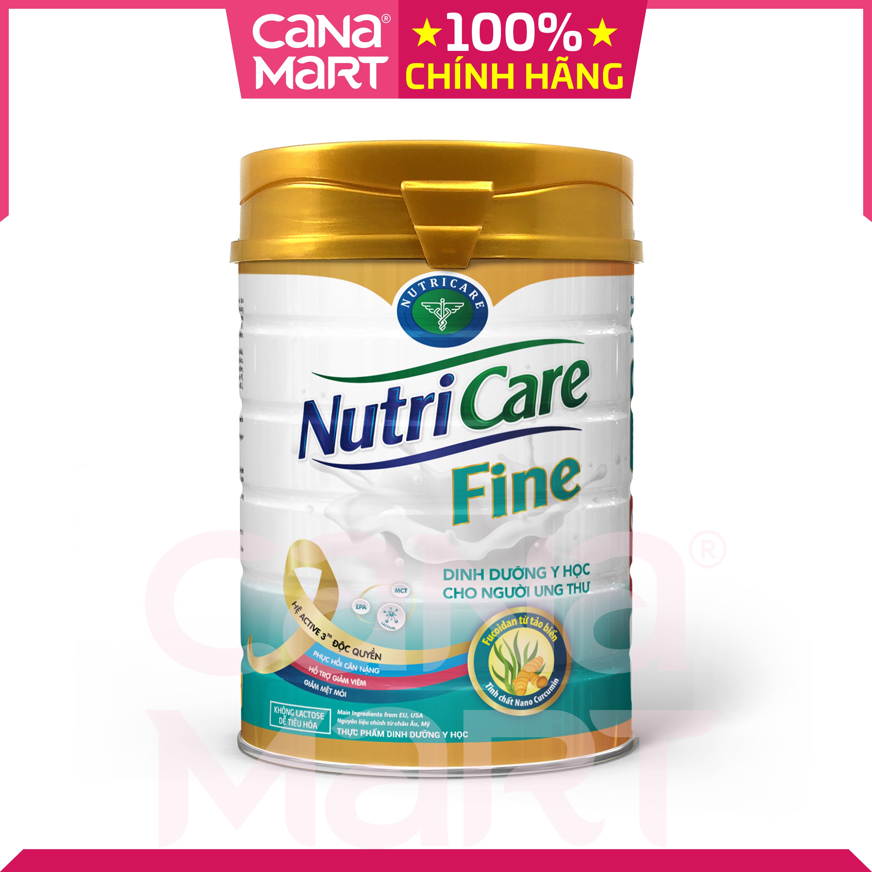 Sữa bột Nutricare Fine dinh dưỡng y học cho người ung thư