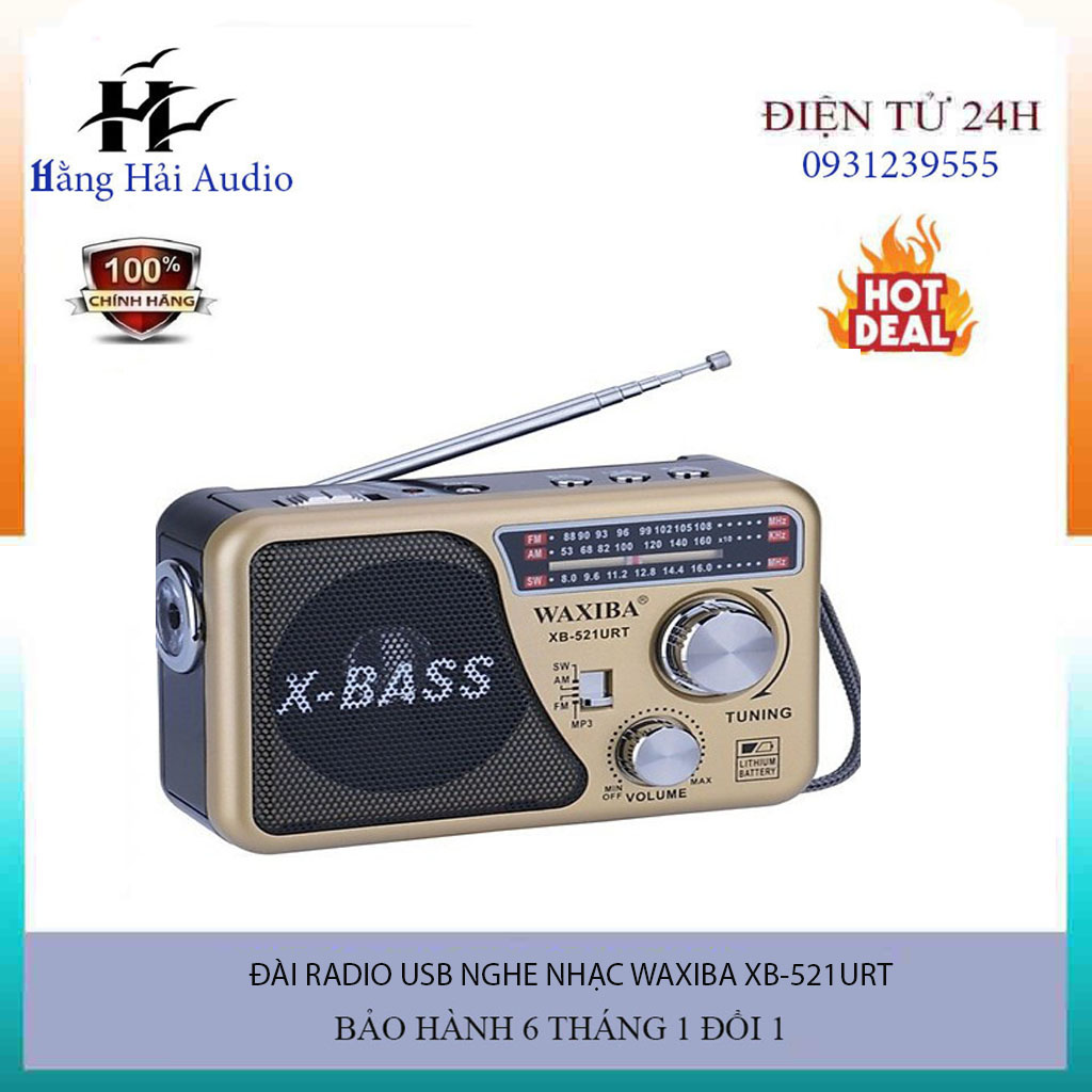 Đài radio fm waxiba xb-521urt