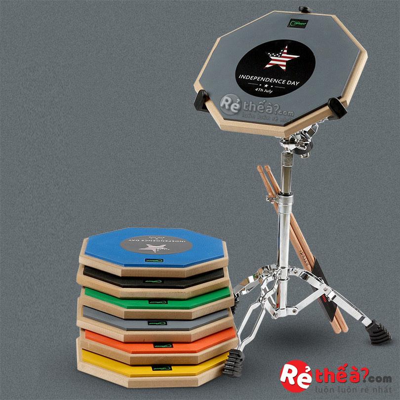 Mặt pad tập trống asanasi- tập chơi trống - tặng chân đỡ