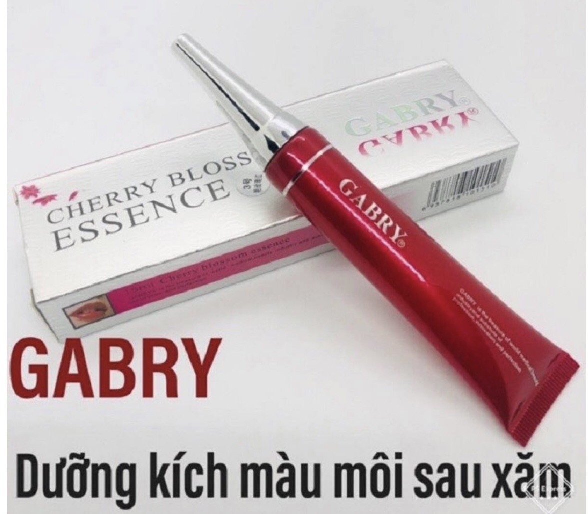 [Set 3 tuýt] Dưỡng kích màu môi Gabry sau xăm chống thâm môi làm môi đỏ hồng