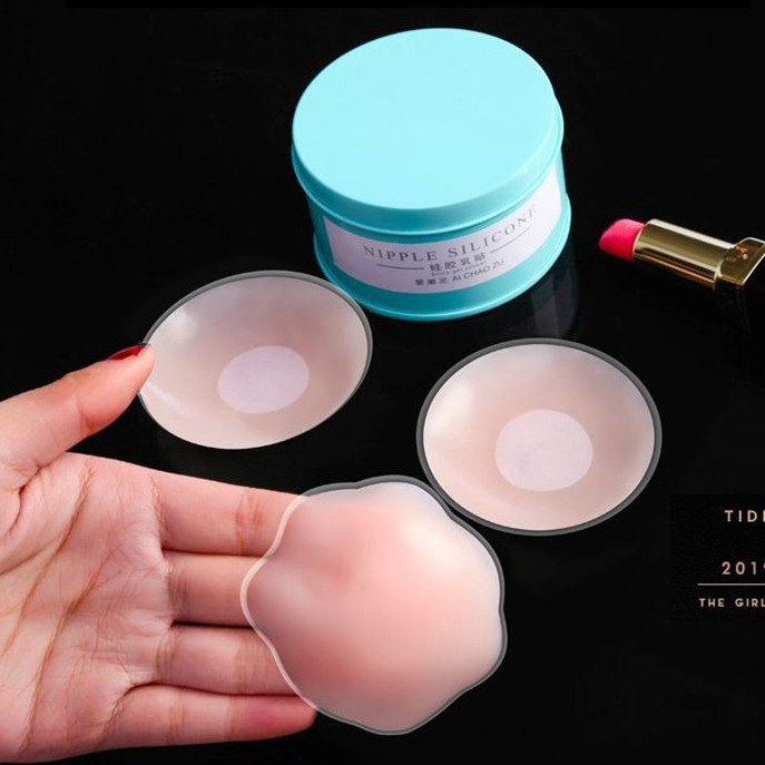Hộp 10 miếng dán nhũ hoa, miếng dán ti vô hình