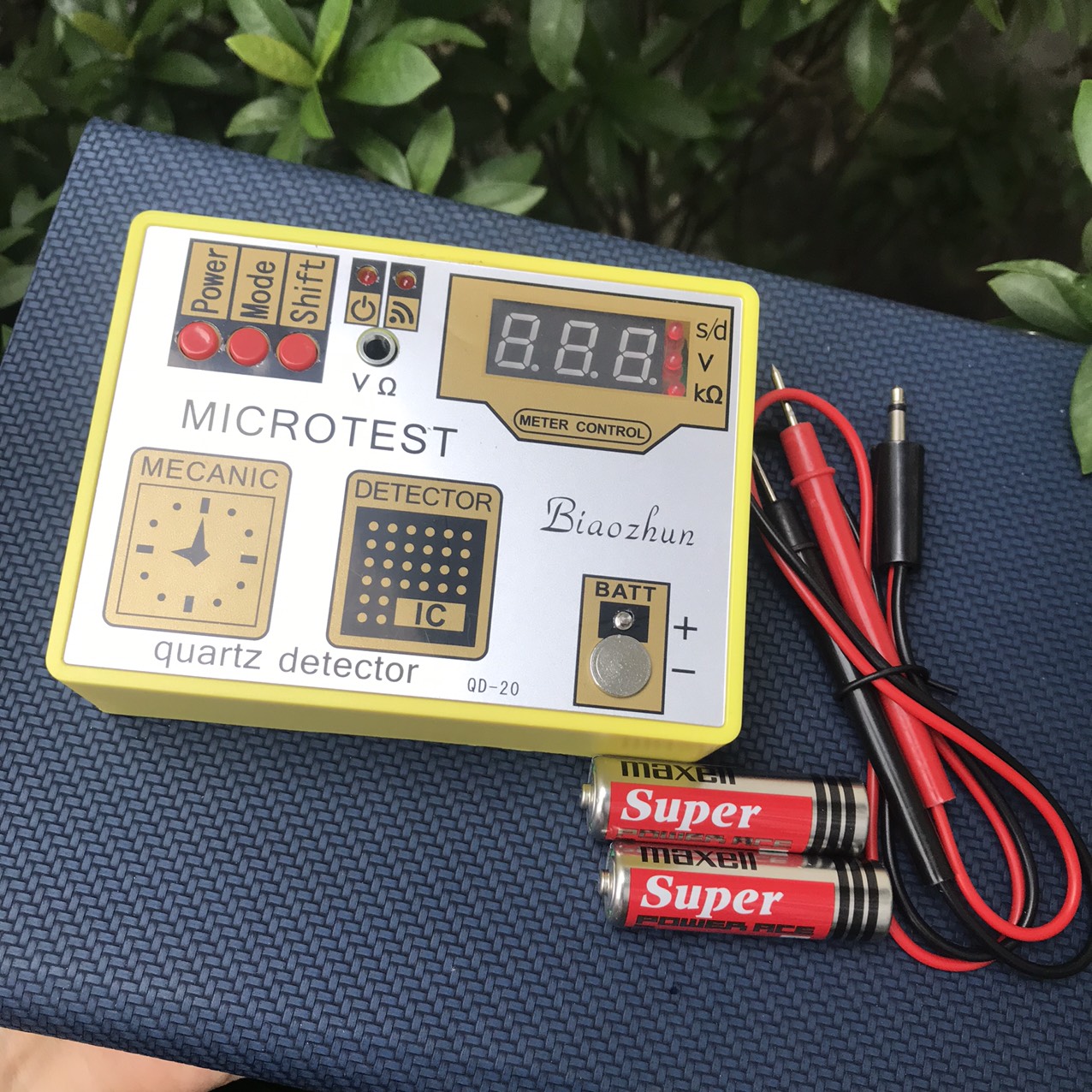 Máy tua - test ic - đo pin - máy qd - 20 đa chức năng dùng cho đồng hồ quartz