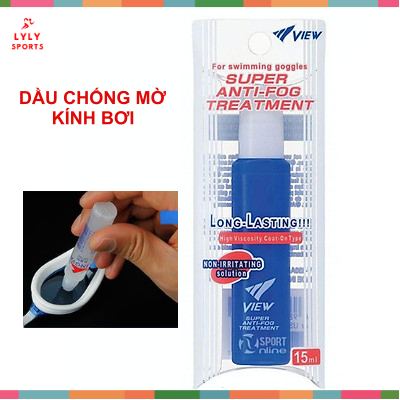Nước Xịt rửa Kính Bơi View Nhật, dầu chống mờ kính bơi kính cận, dung dịch chống sương-LYLYSPORTS