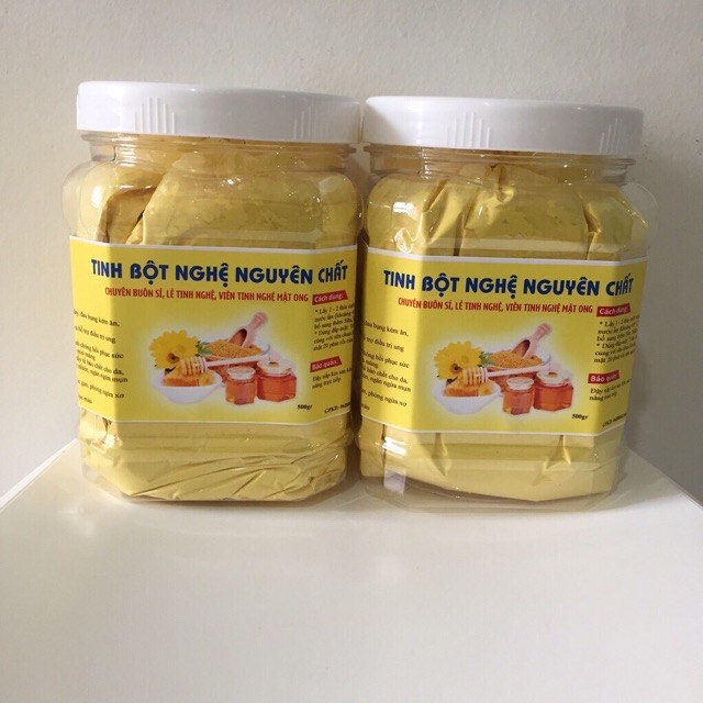 1 CÂN TINH BỘT NGHỆ NHÀ LÀM NGUYÊN CHẤT ĐÃ LỌC DẦU