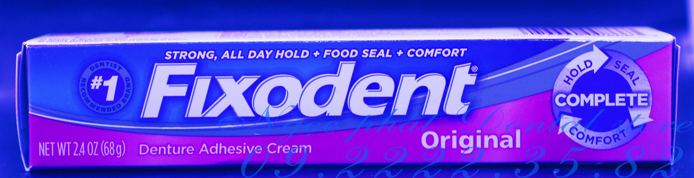 Fixodent: keo dán hàm tháo lắp