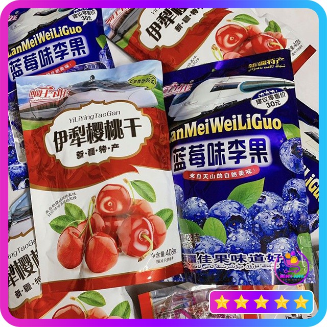 Ô mai việt quất - cherry - ô mai việt quất 428g