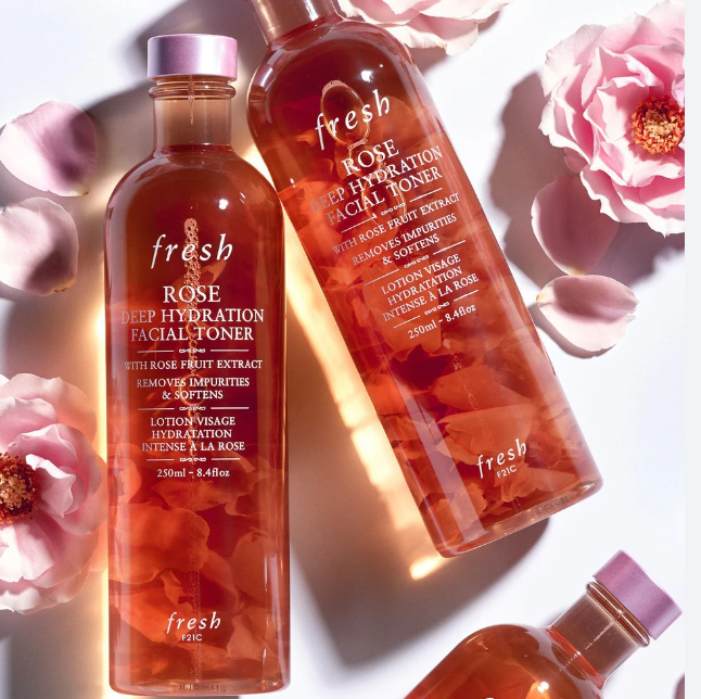 Nước Cân Bằng Da Cấp Ẩm Chuyên Sâu Fresh Rose Deep Hydration Facial Toner