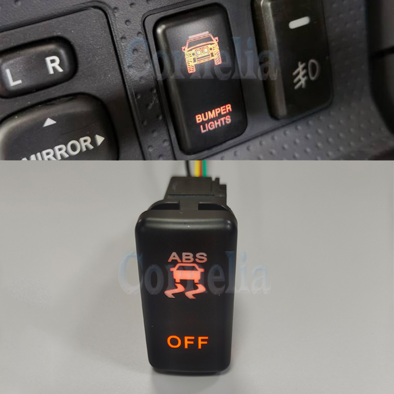Cam ánh sáng xe ABS sideslip Off chuyển đổi với dây cho TOYOTA LAND CRUISER Hilux Prado 120 FJ Cruise lc76 Reiz 2006-2009