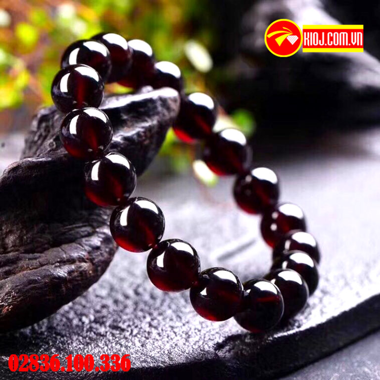 Vòng tay đá garnet – ngọc lựu đỏ - kioj
