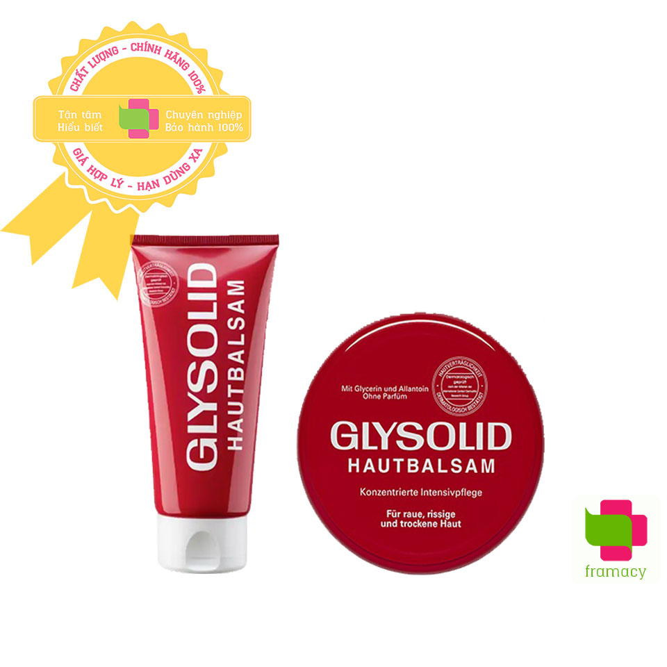 Kem bôi Glysolid Hautbalsam, Đức giảm nẻ gót chân