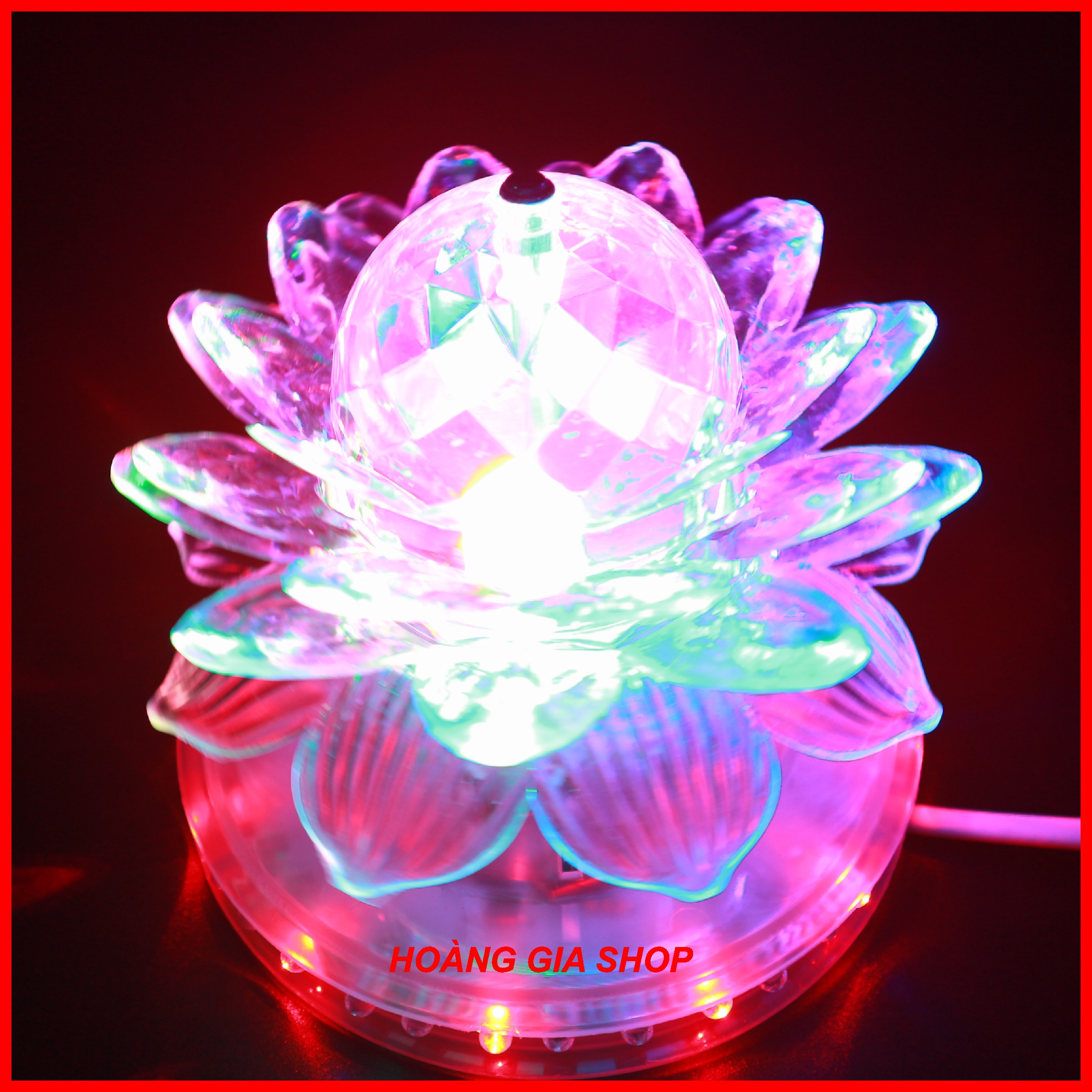 Đèn thờ sen xoay bóng led rất đẹp, đèn thờ xoay tròn 360 độ, đèn thờ điện đèn thờ quan âm bồ tát đèn thờ cúng đèn để bàn thờ