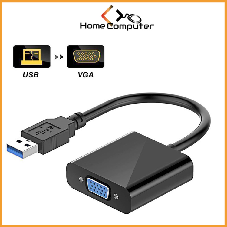 Cáp chuyển đổi, cáp chuyển usb 3.0 sang vga, usb to vga - truyền tín hiệu tốc độ cao