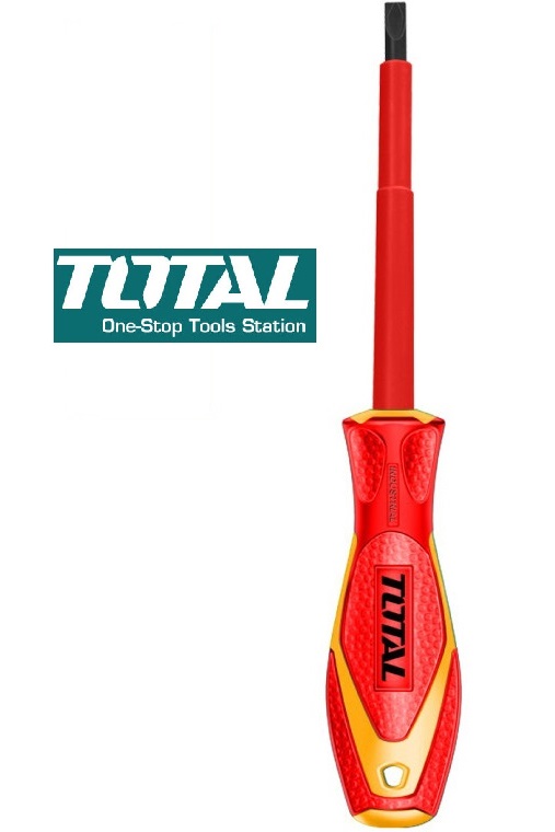 Tua vít tô vít dẹp cách điện 100mm sl4.0x100mm 1000v total thtis4100