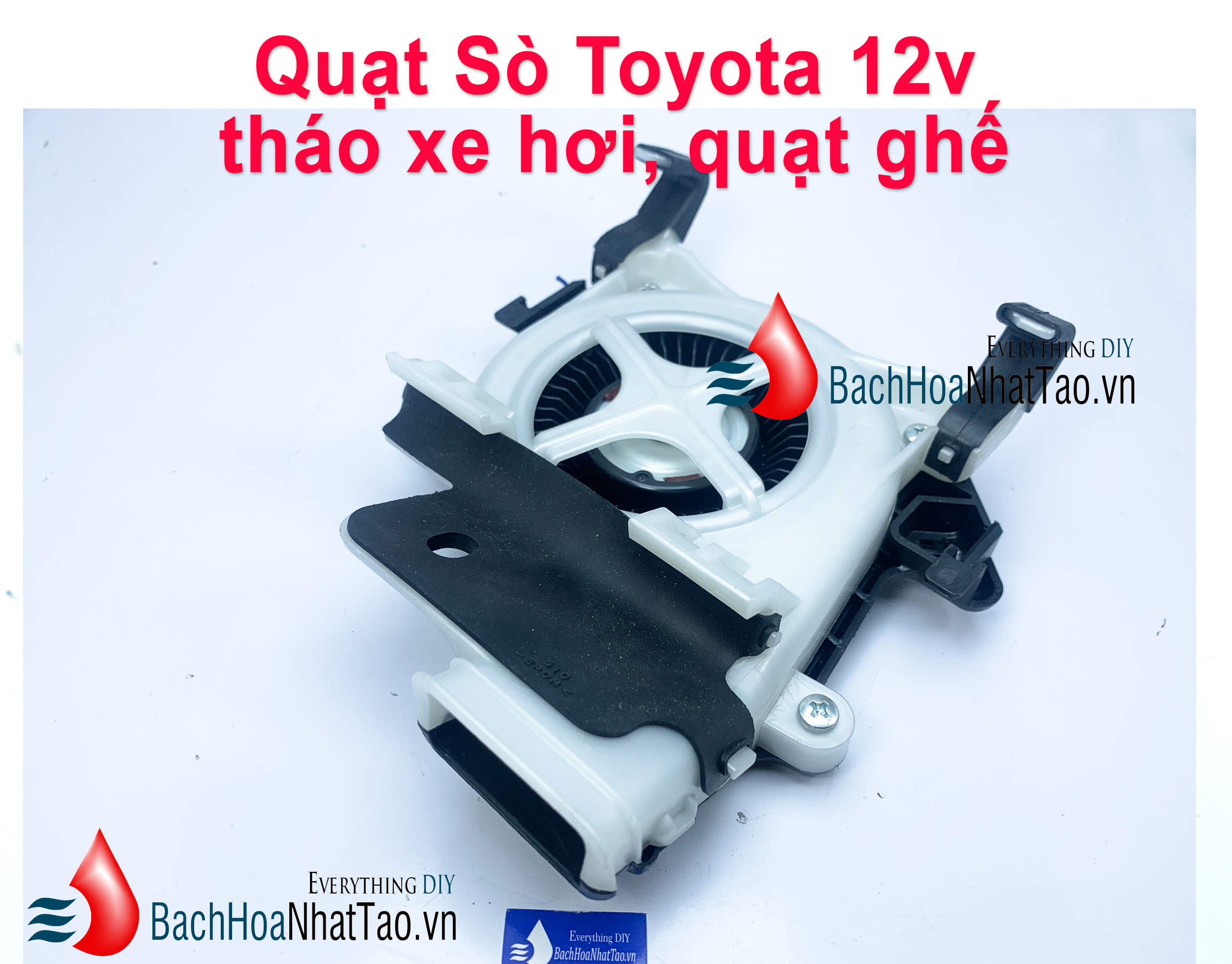 Quạt Sò Toyota 12v tháo xe hơi, quạt ghế