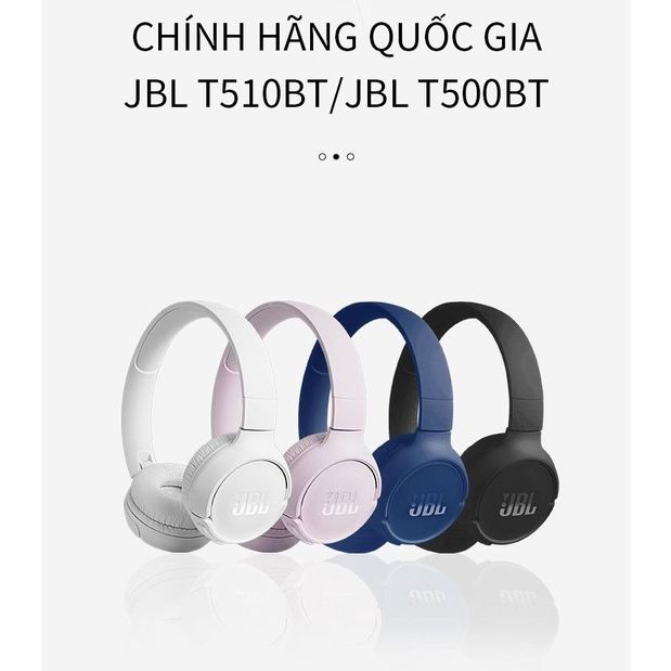 Tai nghe chụp tai bluetooth jbl tune 510bt jbl tune 500bt jbl tune 600bt jbl tune 660bt chính hãn bảo hành 12 tháng