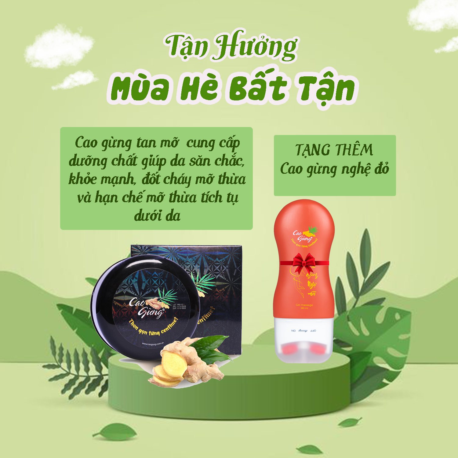 Cao gừng tan mỡ cát tường chính hãng