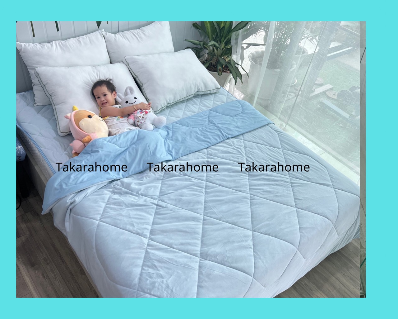 TAKARA Chăn hè mát lạnh| Mền Điều Hòa mát lạnh dành cho mùa hè chất liệu lụa nhật cao cấp mềm mịn nhiều size