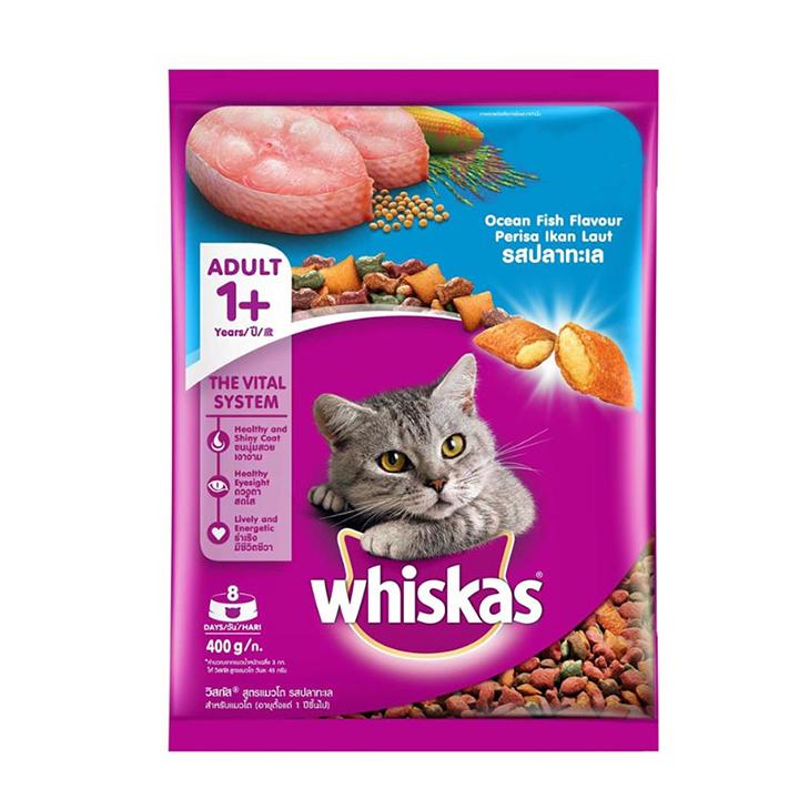 Thức Ăn Mèo Lớn Whiskas Adult gói 400g