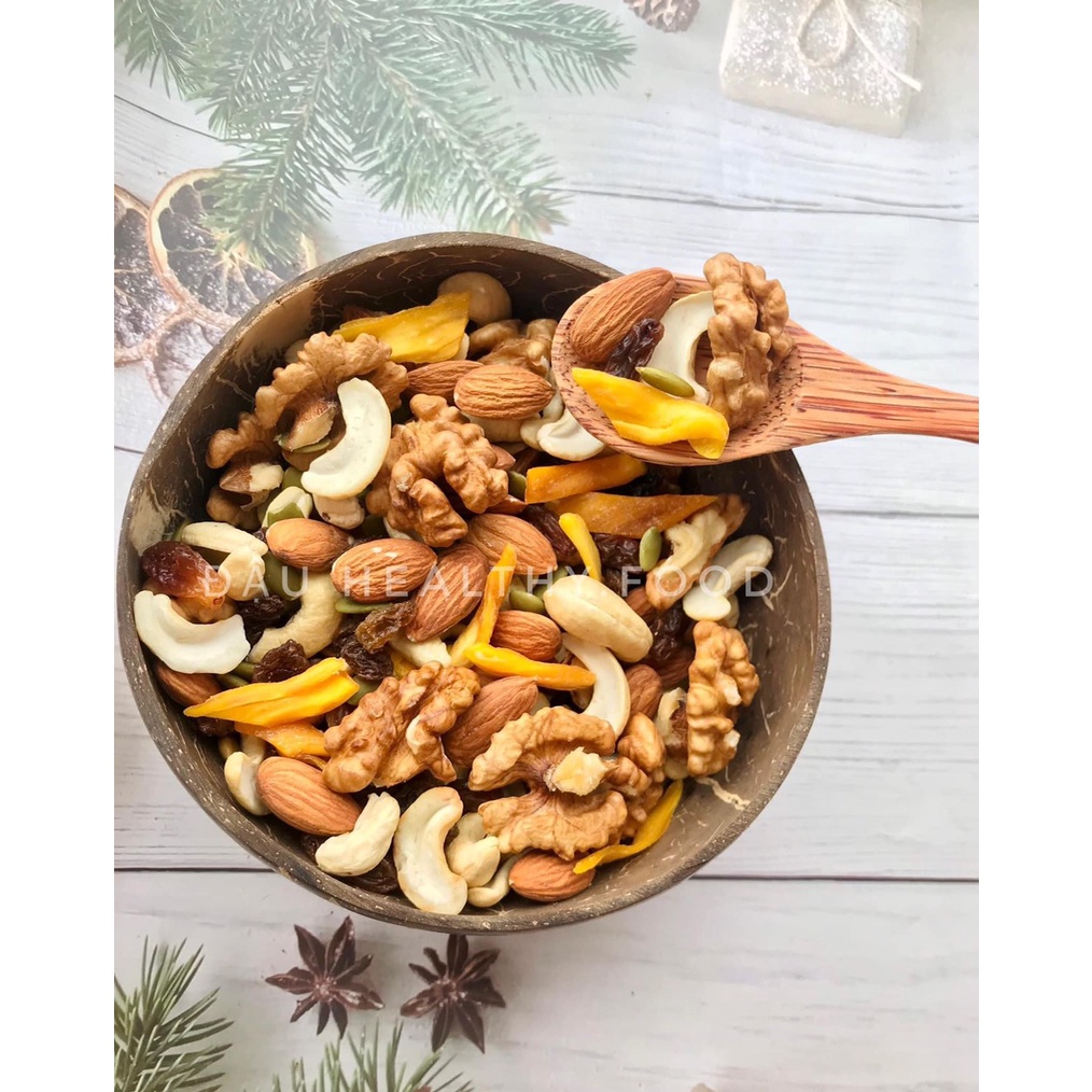 Yến mạch granola | 500gr ngũ cốc granola cực thơm ngon bổ dưỡng, ngũ cốc cho người ăn kiêng, ăn chay