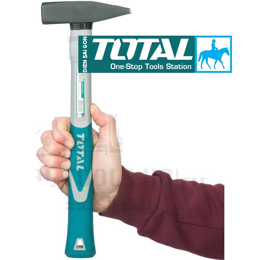 Búa thép cán nhựa đóng đinh cơ khí 1000g 370mm total tht7110006 tht7115006