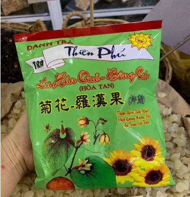 Trà la hán quả bông cúc hòa tan - loại xịn