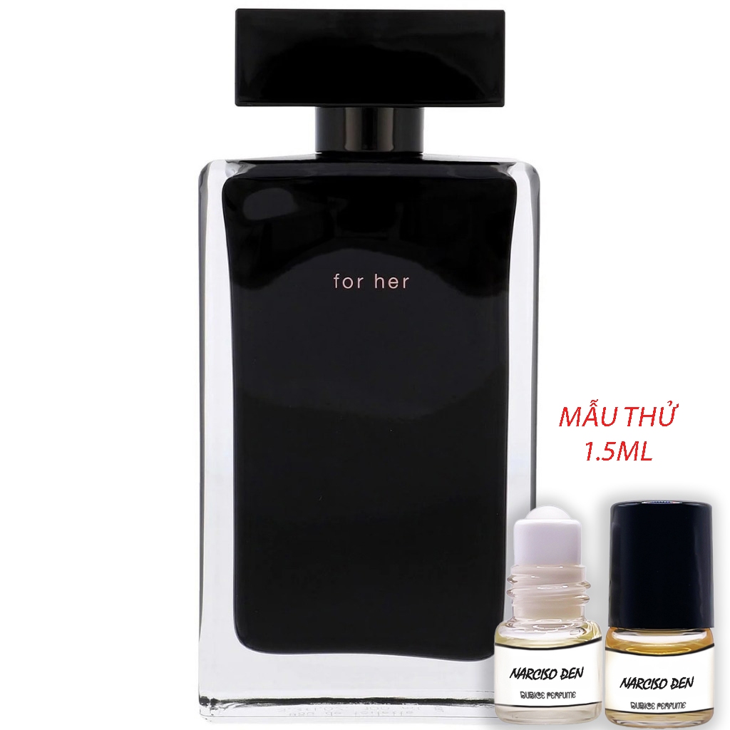 Tinh dầu nước hoa Nữ Nar Đen dạng lăn mini 1.5ml mẫu thử hàng cao cấp 20 mùi nước hoa nam nữ