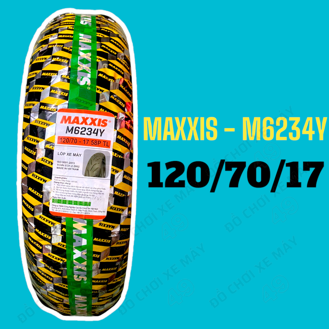 Vỏ Lốp Xe Máy Maxxis 6234 - 120 70 17 Cho Exciter 150 Winner Exciter 155