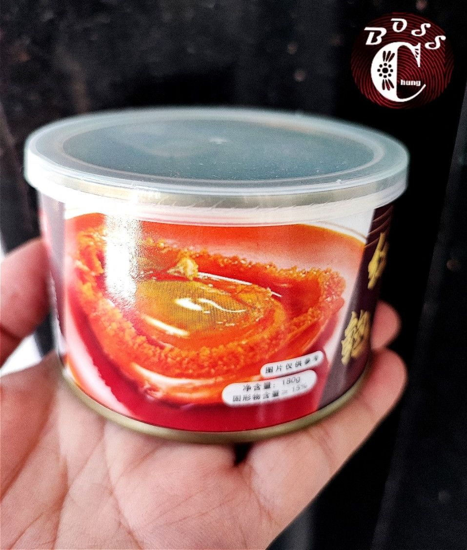 Hộp 5 con bào ngư hồng xíu hong kong abalone cao cấp,bào ngư sốt hồng xíu,bào ngư ăn liền
