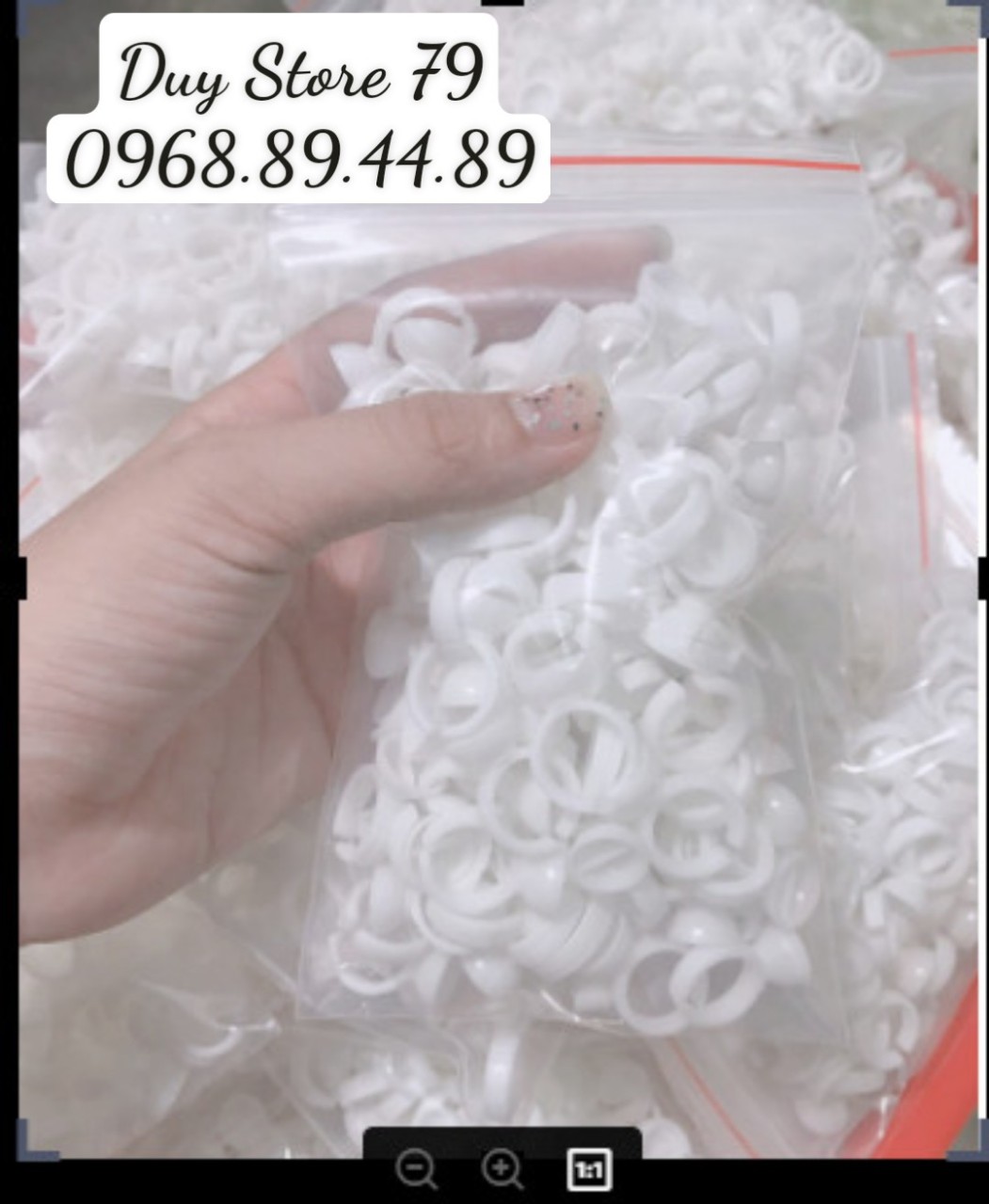 Nhẫn đổ keo nối mi Nhẫn đựng keo