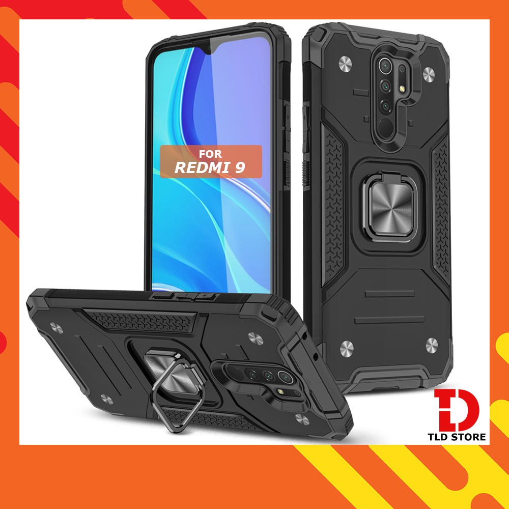 Ốp lưng Xiaomi Redmi A1 10C 8 8A 9 9A 9C 9T Chống sốc Kemeng kèm nhẫn iring