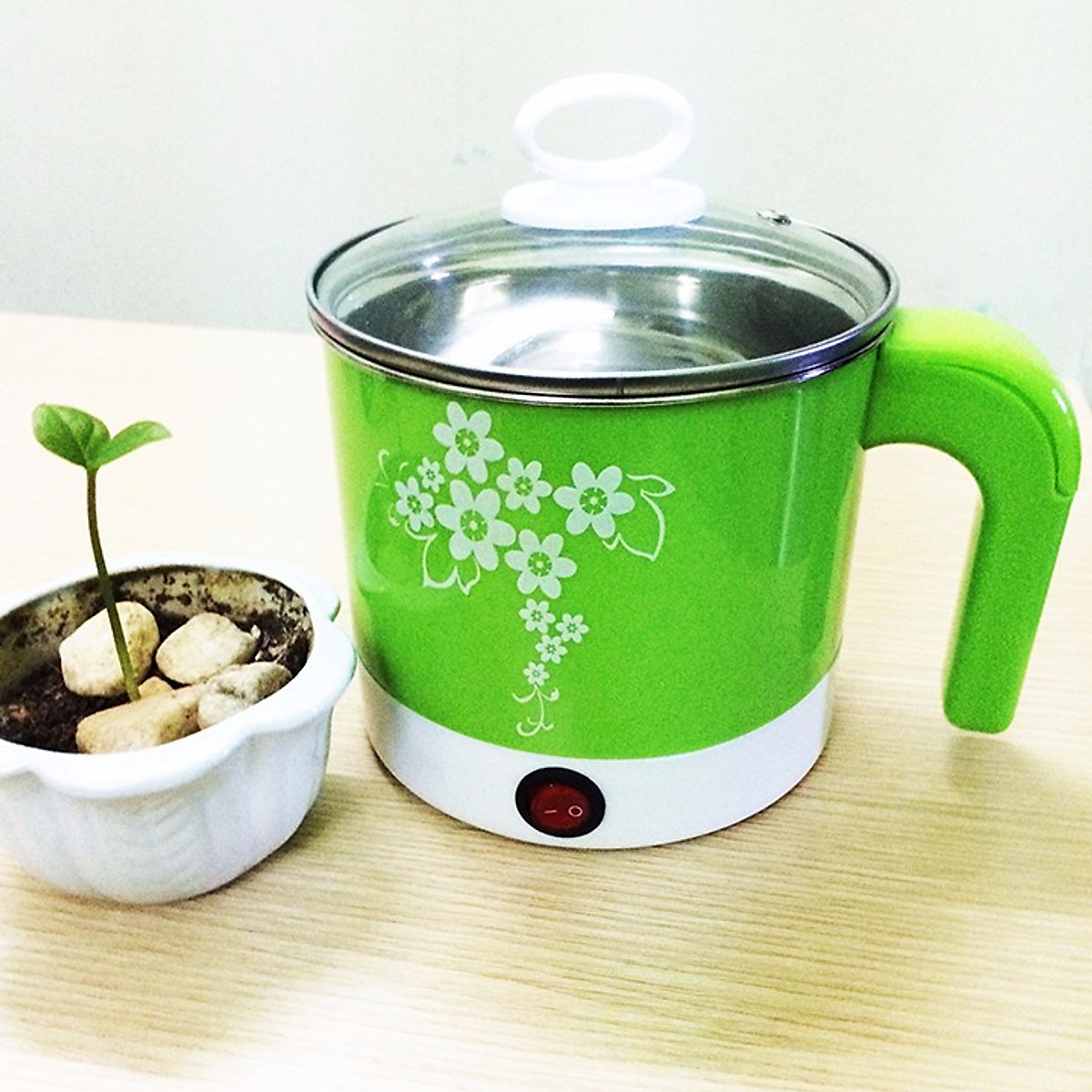Nồi lẩu điện mini đa năng 1,6l - ca nấu mì