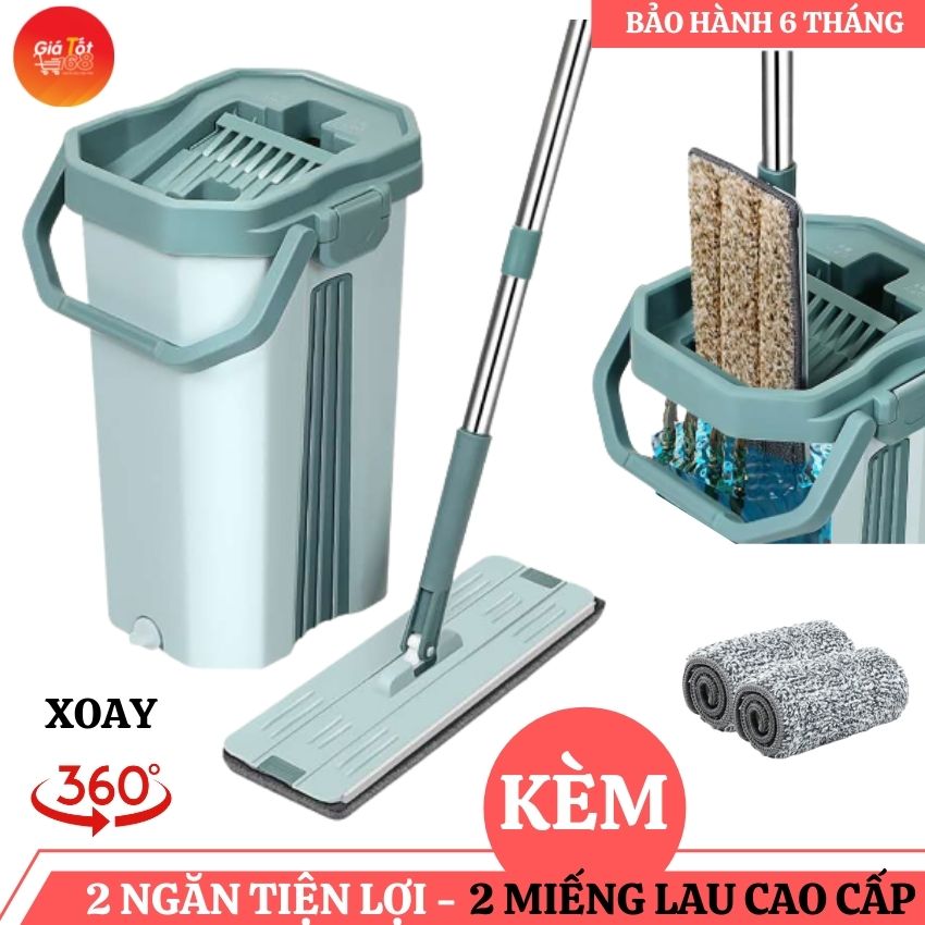 Thùng lau nhà thông minhBộ lau nhà đa năngCây lau nhà 360 độMiếng lau nhà chữ nhậtCây lau nhà Kèm THÙNGThùng lau nhà thông minh tự vắtThùng lau nhà 360Thùng lau nhà Bảo hành 6 tháng 1 đổi 1 - Home One